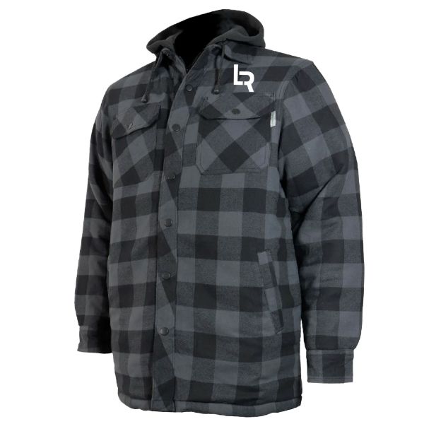 Image de Chemise de flanelle doublée avec capuchon - 626DCF 
