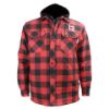 Image de Chemise de flanelle doublée avec capuchon - 626DCF 