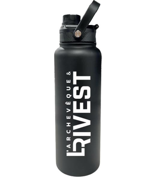 Image de Bouteille chantier 40oz noir-M8241